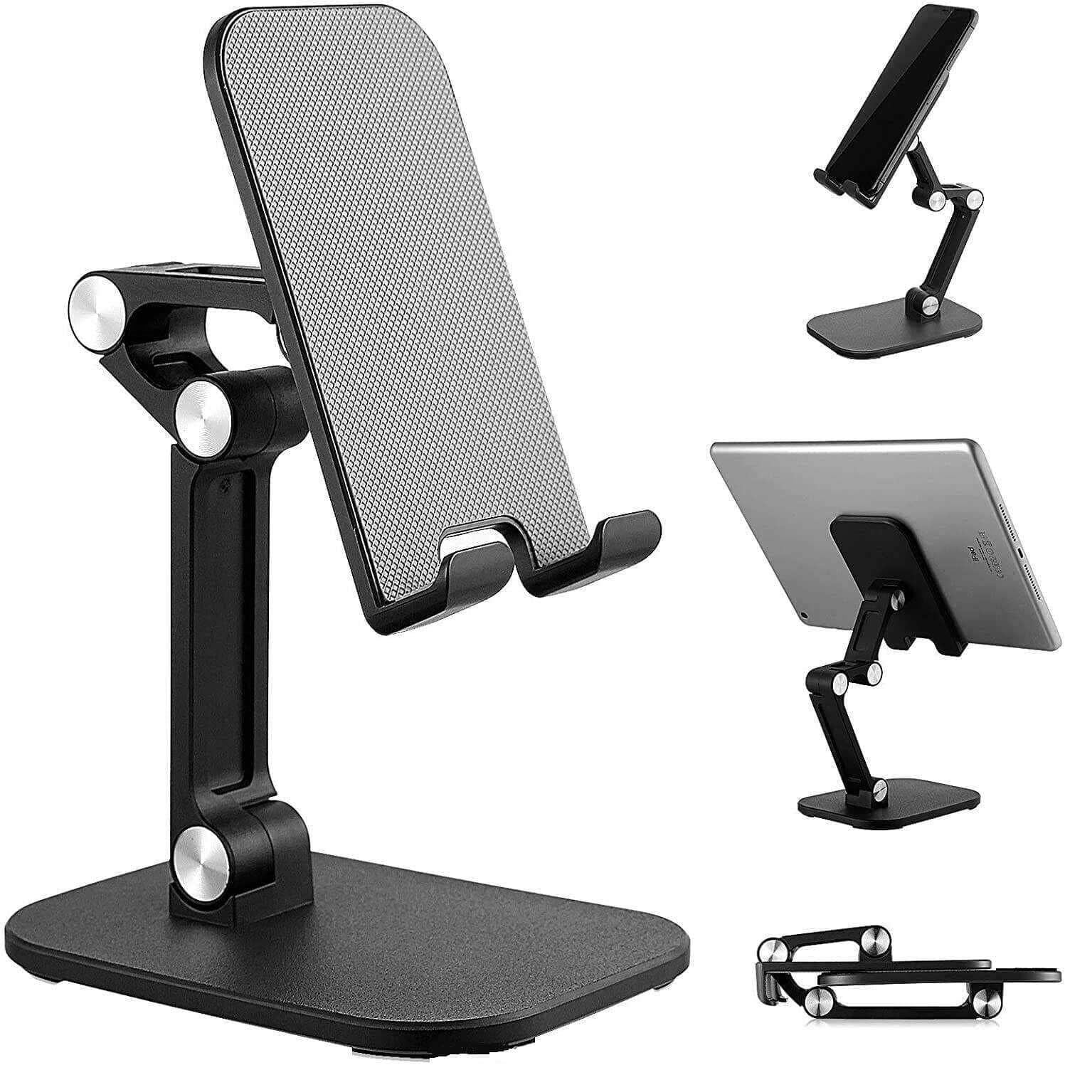 Three-Section Foldable Desk Mobile Phone & Tablet Holder