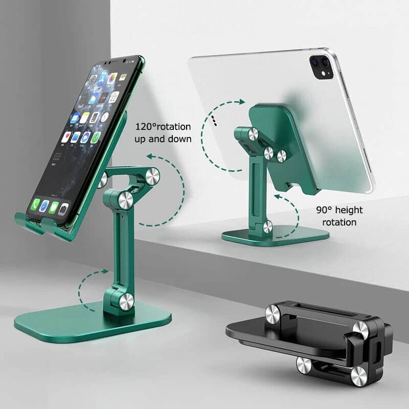 Three-Section Foldable Desk Mobile Phone & Tablet Holder