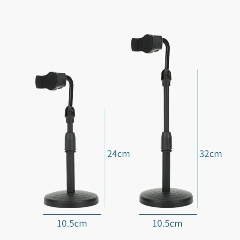 Telescopic Desktop Tripod Phone Stand with 360° Rotation for Streaming