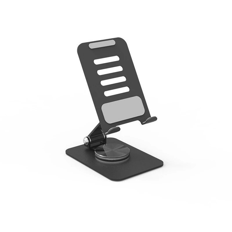 360° Spinning Aluminum Phone Stand Heavy Duty Foldable Desktop Holder