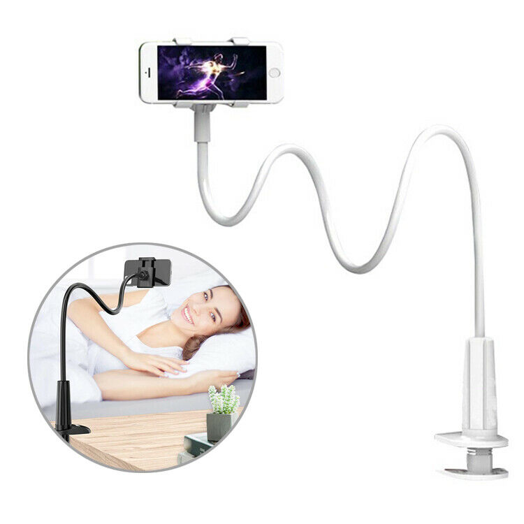 Flexible Gooseneck Phone Holder Long Arm Lazy Mount for Bed & Desk