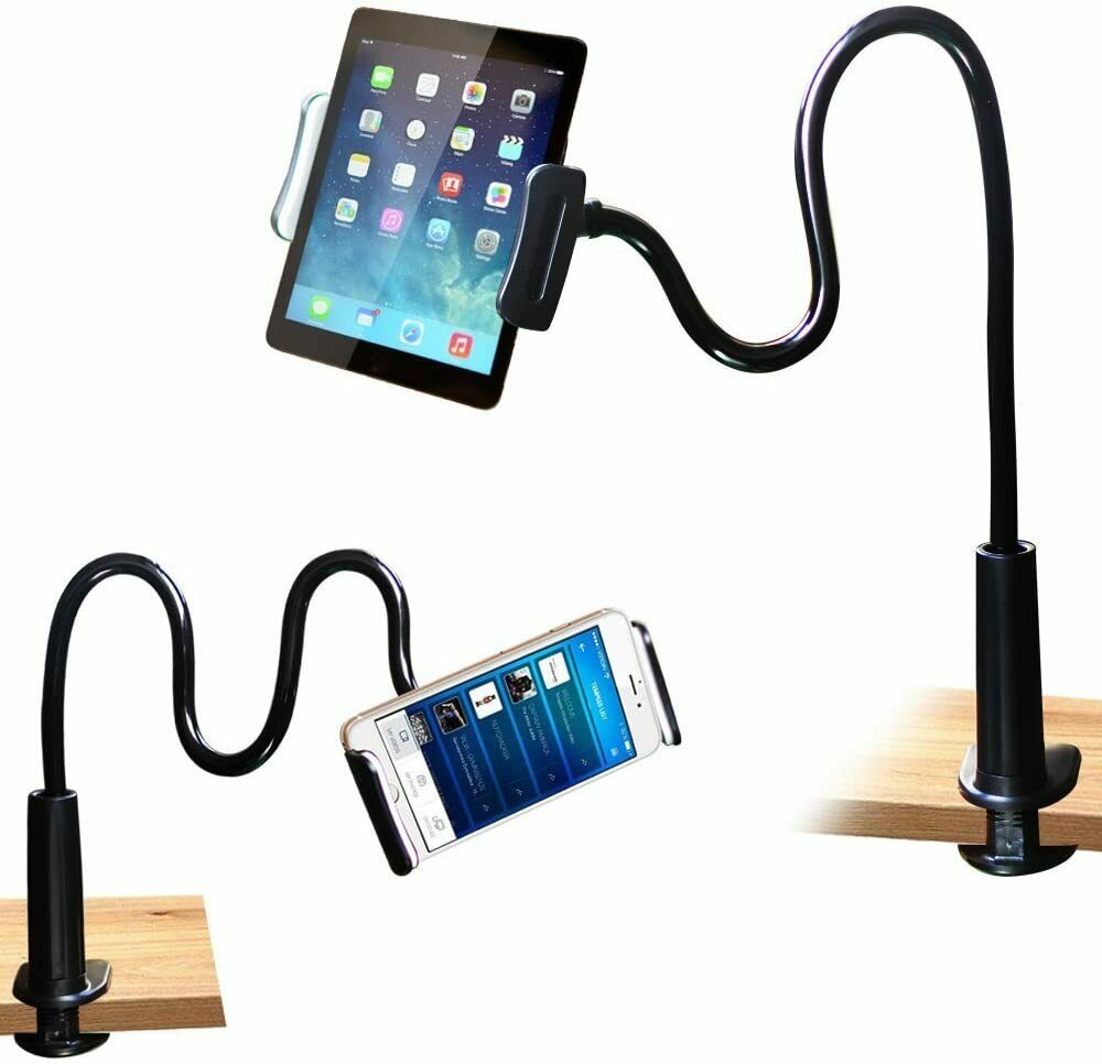 Flexible Gooseneck Phone Holder Long Arm Lazy Mount for Bed & Desk