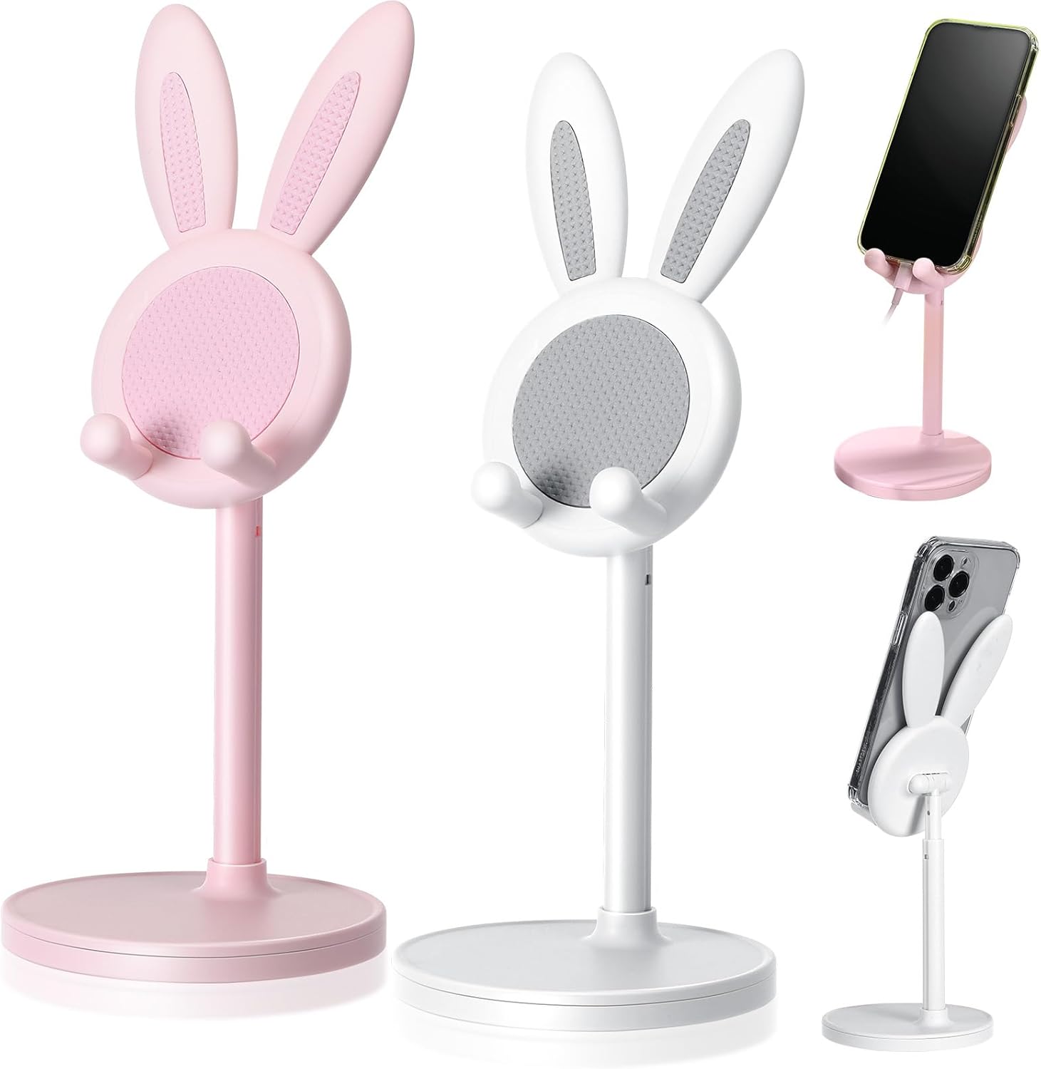 Cute Bunny Adjustable Desktop Phone Stand