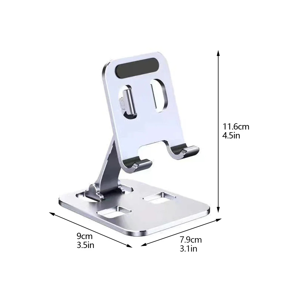 Foldable Aluminum Alloy Desktop Phone Stand 