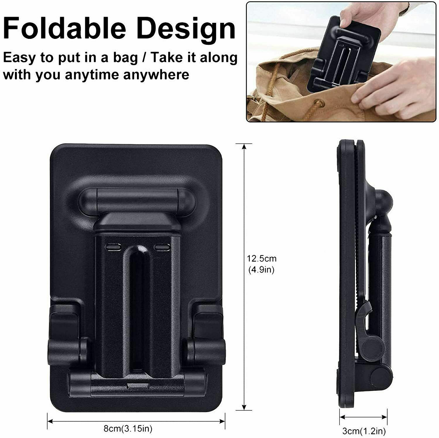 Adjustable Foldable Desktop Phone & Tablet Stand