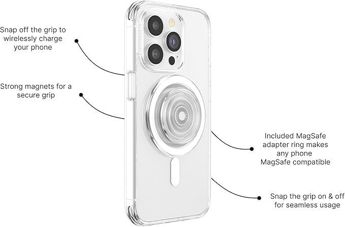 Custom Magnetic Phone Grip Stand for MagSafe