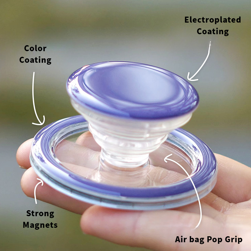 Custom Magnetic Phone Grip Stand for MagSafe