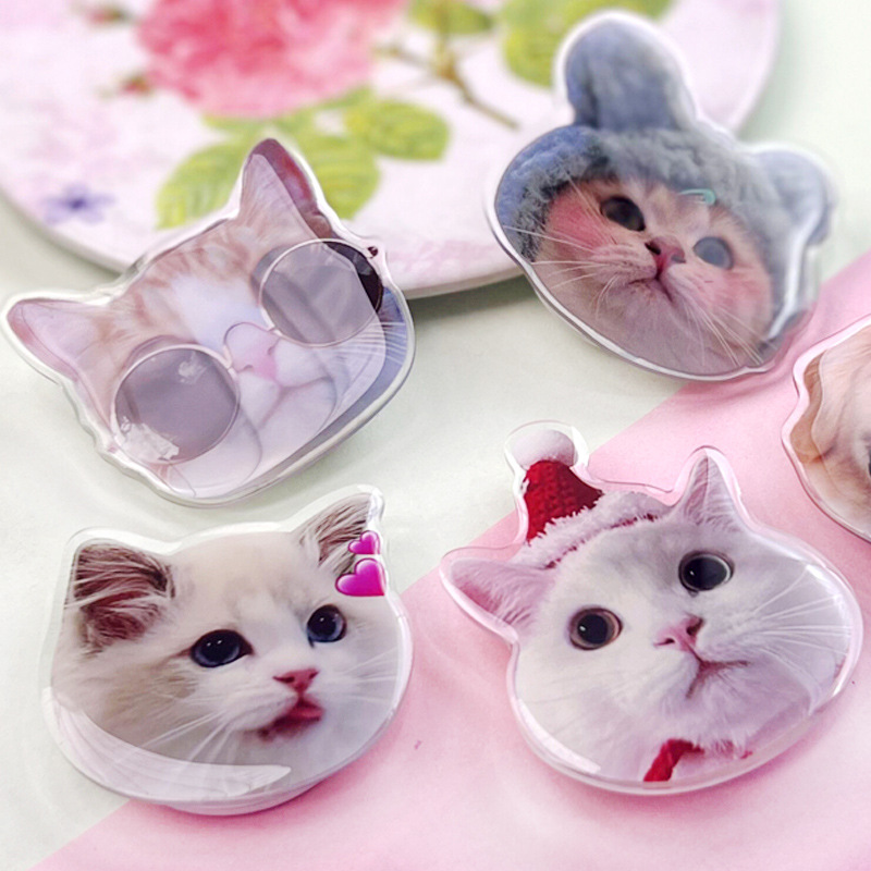 Personalized Acrylic Phone Grip Stand with Custom Photo