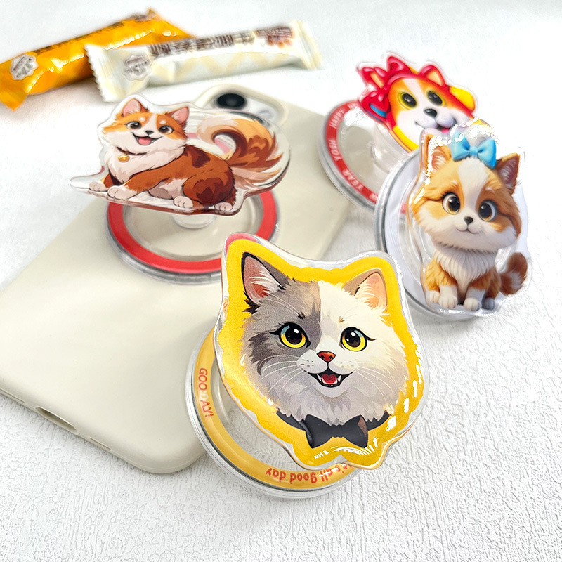 Personalized Acrylic Phone Grip Stand with Custom Photo