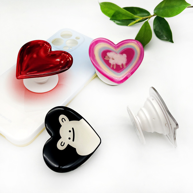 Personalized Acrylic Phone Grip Stand with Custom Photo