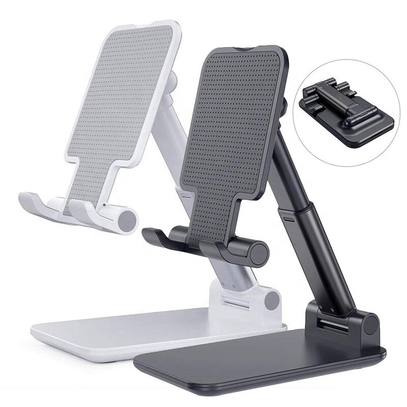 Height Adjustable Foldable Desk Phone Stand
