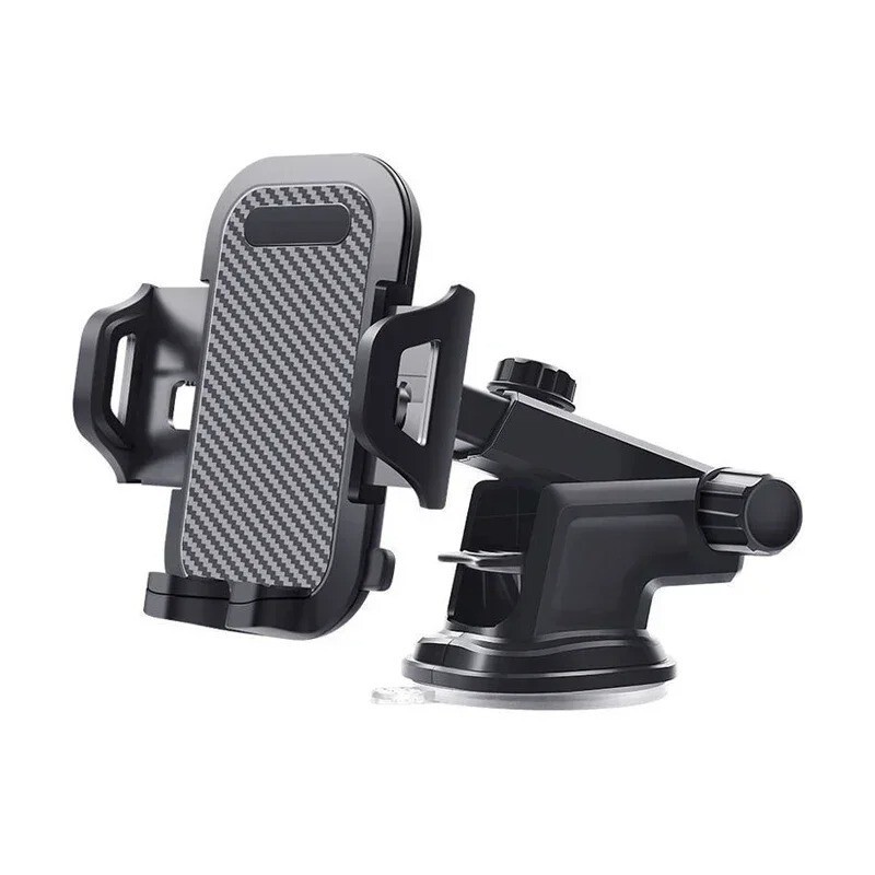 Universal Car Phone Holder with Suction Mount for Dashboard & Windshield 