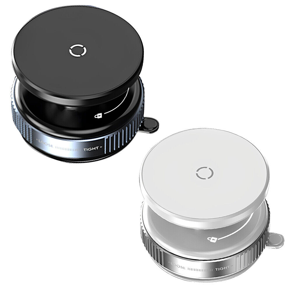 Magnetic Vacuum Phone Mount with Twist-Lock Suction 360° Rotation