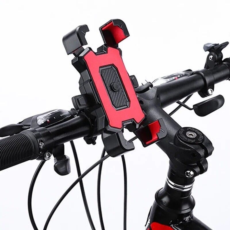Secure 4-Claw Bike Phone Holder Anti-Shake Shockproof Handlebar Mount with 360° Rotation
