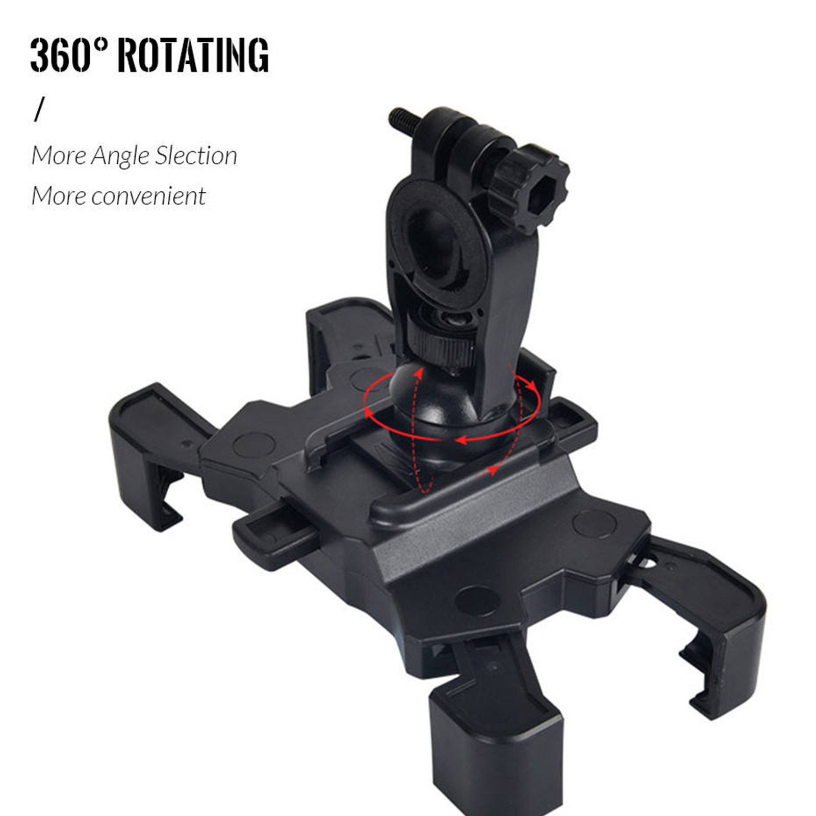 Secure 4-Claw Bike Phone Holder Anti-Shake Shockproof Handlebar Mount with 360° Rotation