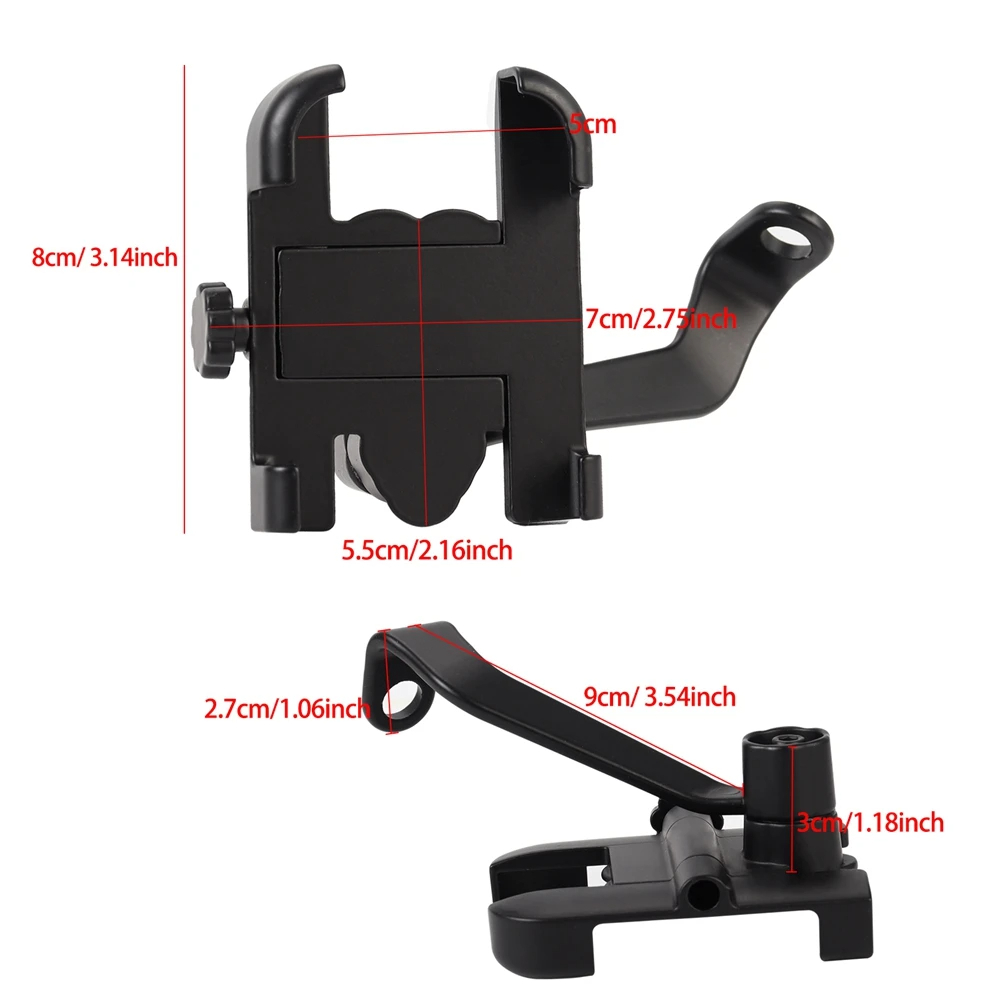 Heavy-Duty Motorcycle Phone Mount for Stable GPS Navigation on Rough Roads