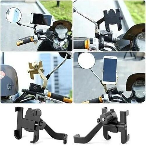 Heavy-Duty Motorcycle Phone Mount for Stable GPS Navigation on Rough Roads