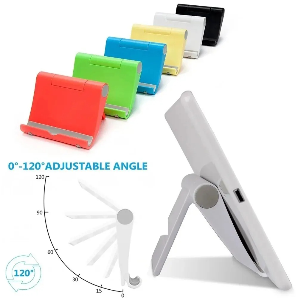 Universal Multi-Angle Desktop Stand  Foldable Holder for Tablets & Smartphones