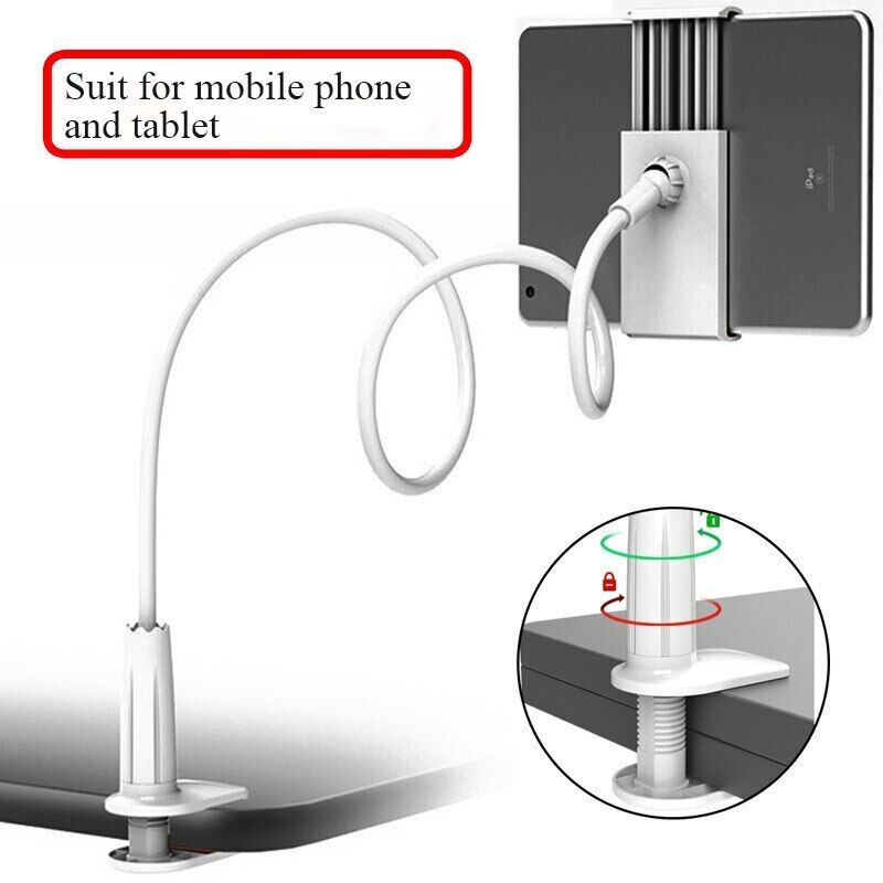Flexible Gooseneck Phone Holder Long Arm Lazy Mount for Bed & Desk