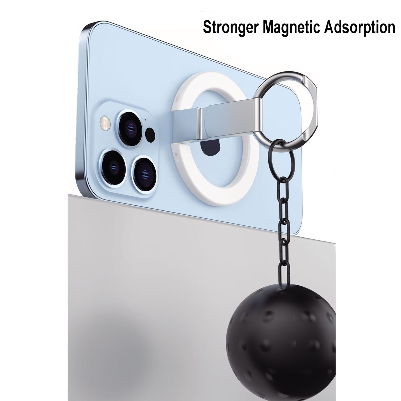 Foldable Magnetic Phone Grip Ring Stand Holder & Kickstand for MagSafe