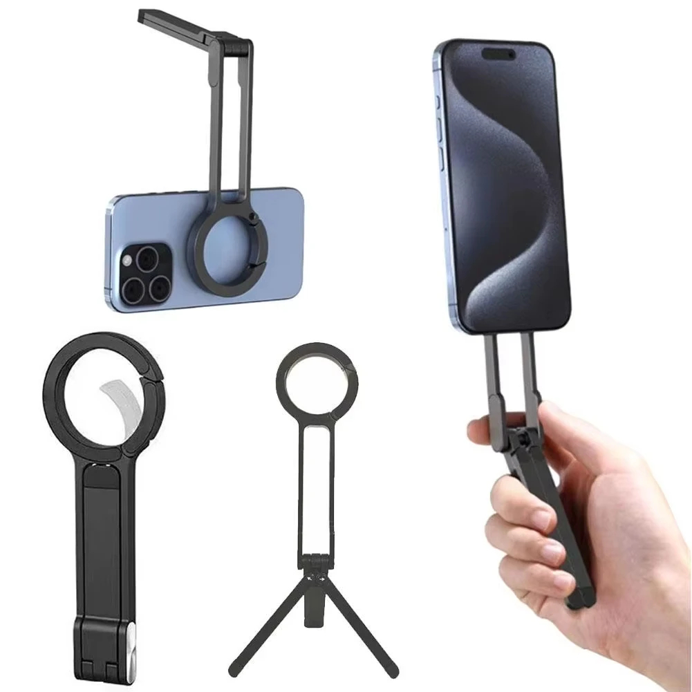 3-in-1 Portable Magnetic Phone Tripod Stand for MagSafe