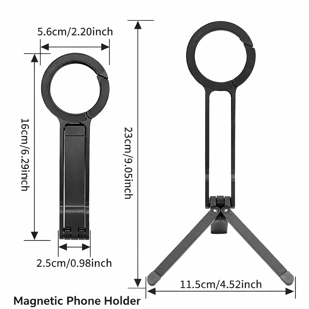 3-in-1 Portable Magnetic Phone Tripod Stand for MagSafe