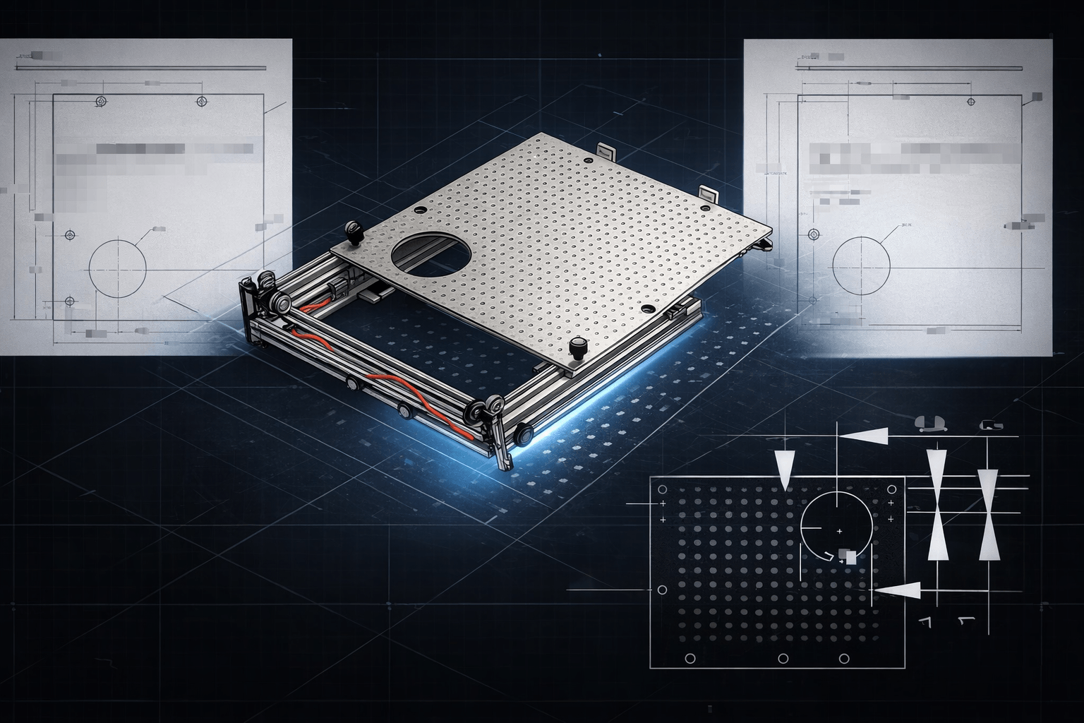 Custom Aluminum Plate Manufacturing Case Precision Hole Alignment Solution