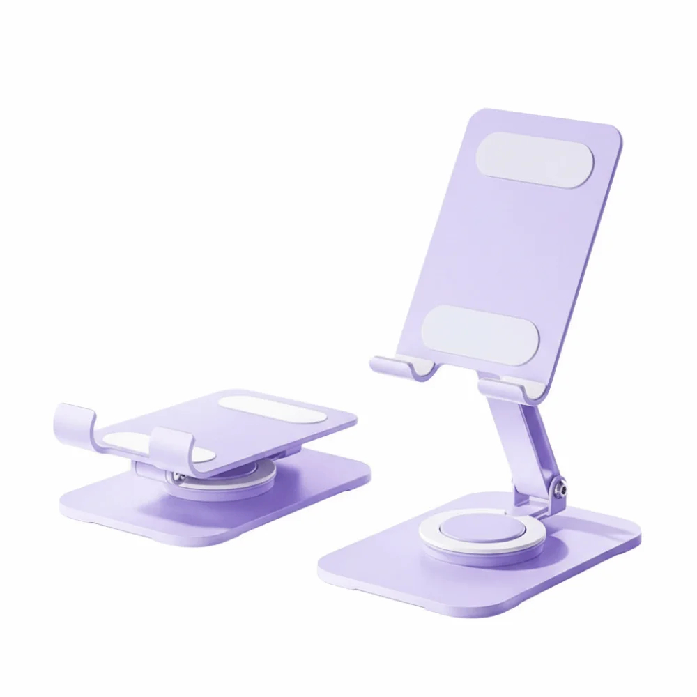 Foldable Adjustable Phone Stand for Desk with Anti-Slip Silicone Pads
