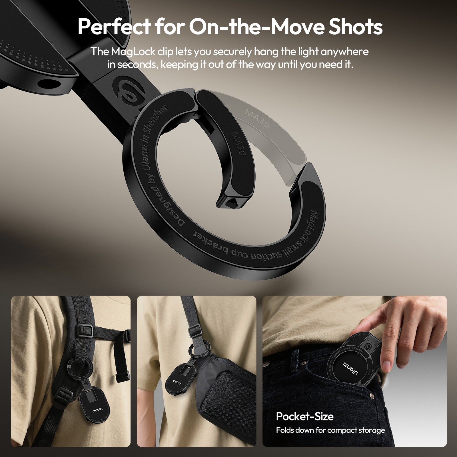 Magnetic Suction Cup Phone Holder Foldable Ring Stand with 18 Suction Cups