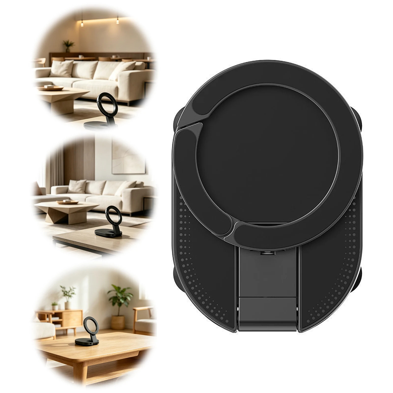 Magnetic Suction Cup Phone Holder Foldable Ring Stand with 18 Suction Cups