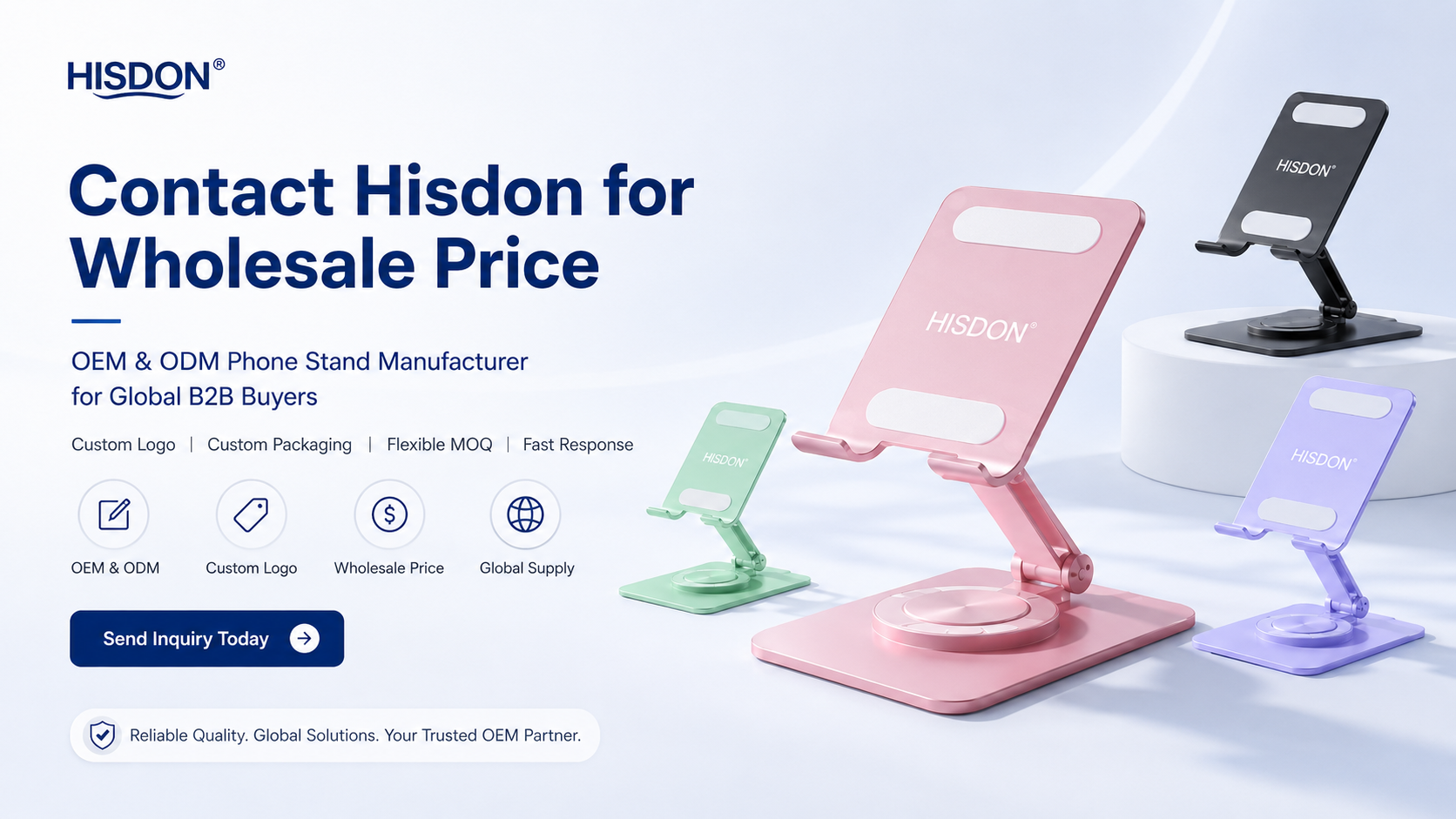 Custom Logo Foldable Phone Stand Wholesale for Promotional Gifts