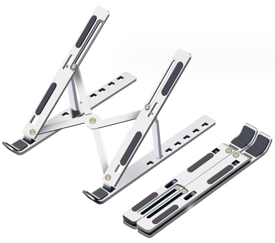 Adjustable Foldable Aluminum Laptop Stand for MacBook & Notebook
