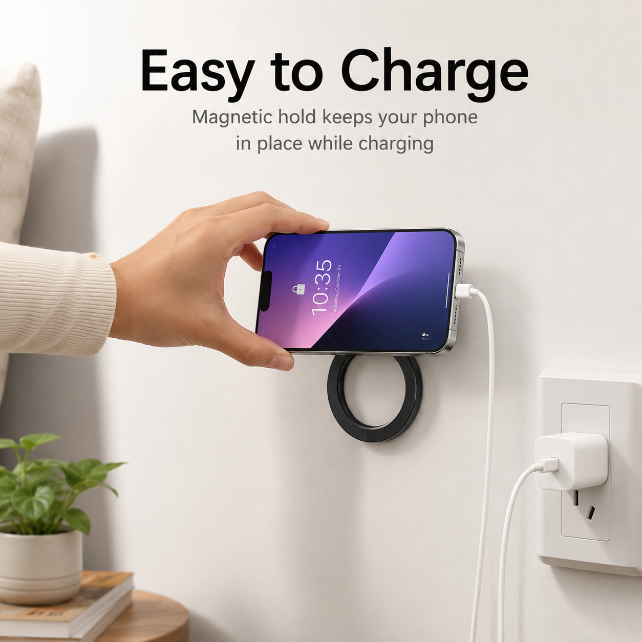 MagSafe Magnetic Phone Wall Mount Holder