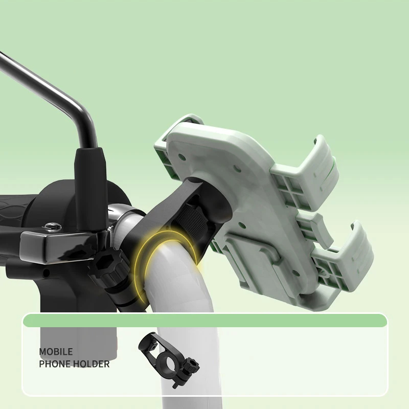 Motorcycle Phone Holder Mount for Bike – 360° Rotation Anti Shake One-Hand Lock